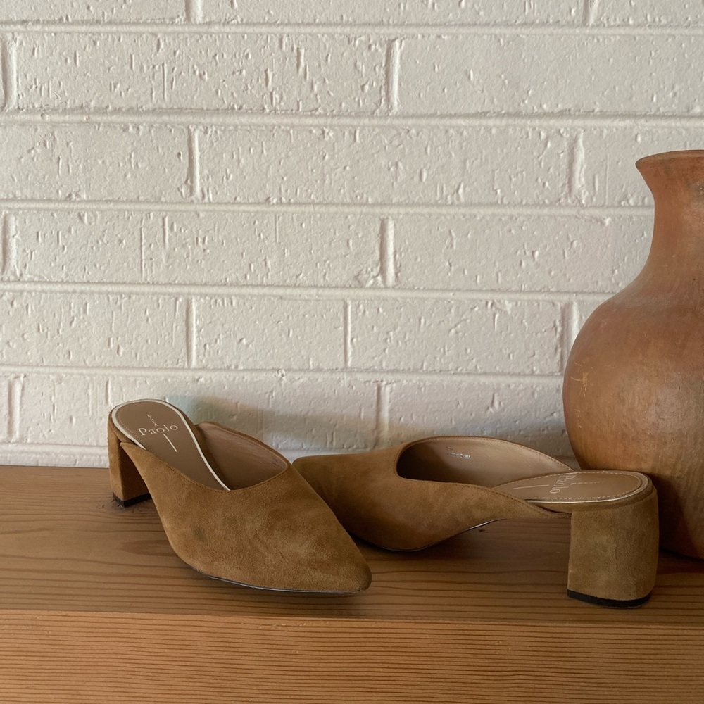 Linea Paolo suede mules 7M - Picture 2 of 3